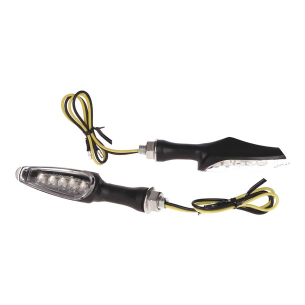 Blinker Set M8 LED schwarz für Generic Trigger 2016-
