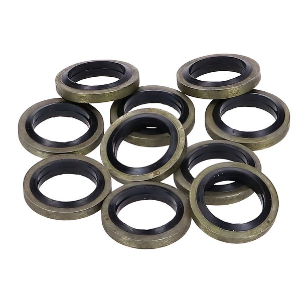 Bagues d'étanchéité pour conduite de frein 10x15x1,5mm 10 pièces