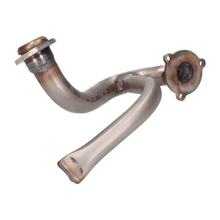 Výfukový plísť z nerezové oceli otevřený s maketou katalyzátoru pro Aprilia SX, RX, Derbi Senda, DRD X-Treme, SM, Gilera RCR, SMT