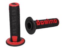 Juego de puños Domino A360 Off-Road Negro/Rojo