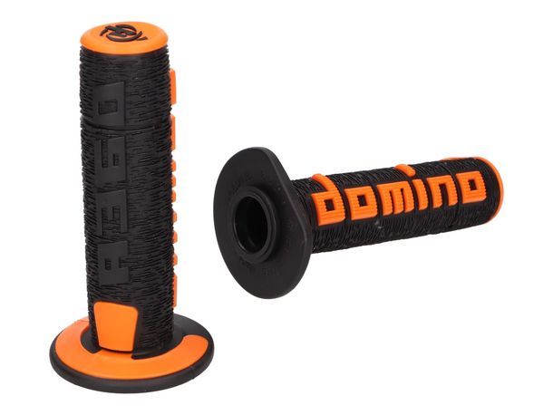 Juego de puños Domino A360 Off-Road Negro/Naranja