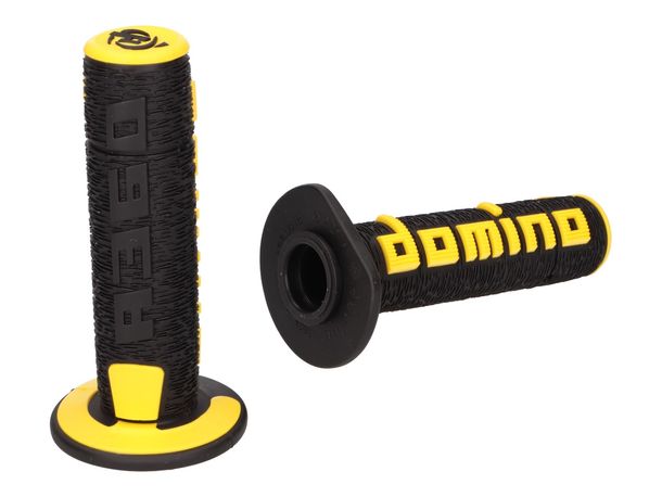 Domino A360 offroad-gripset zwart/geel