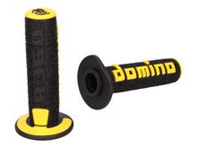 Conjunto de manoplas Domino A360 Off-Road preto / amarelo