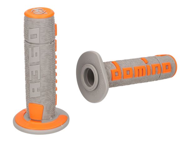 Domino A360 offroad-gripset grijs/oranje