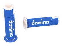 Juego de puños Domino ON ROAD RACING GRIPS A450 azul/blanco