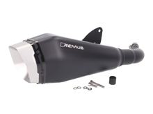 Pot d'échappement noir REMUS RS pour Vespa GTS, GTS Super 300 HPE Euro4 2019-