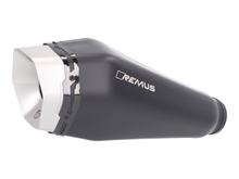 Uitlaatdemper REMUS RS zwart Euro4 voor Vespa GTS Super 300ccm met typegoedkeuring
