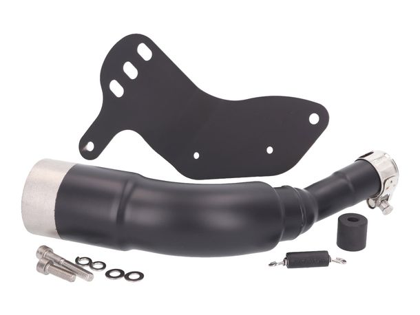 Tuyau de connexion/kit de montage échappement REMUS RS noir pour Vespa GTS, GTS Super 300 HPE Euro4 2019-
