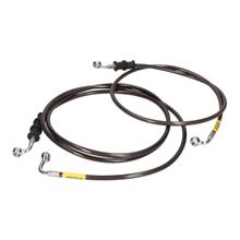 Brake line set TDR Black Carbon Optics for Yamaha N-Max without ABS