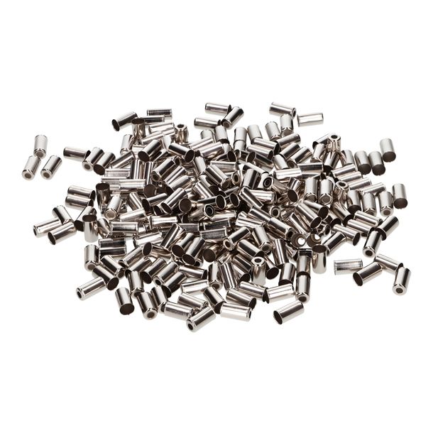 Tappi terminali per guaina cavo Bowden metallo 5 mm 250 pezzi