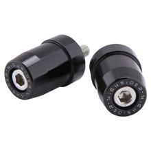 Lenkerendgewichte Highsider PRO M8 1 Zoll, Aluminium schwarz, 2 Stück für Kawasaki ER-6, Z 900, ZX-6R