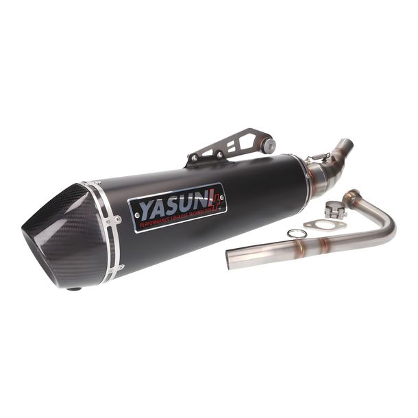 Sistema de escape Yasuni Scooter 4 Black Edition para Honda PCX 125 ABS 2019