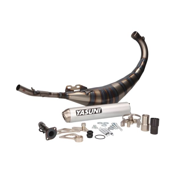 Auspuffanlage Yasuni R3 Carrera MAX aluminium für Aprilia RS50, MBK X-Power, Rieju RS, MH RX, Yamaha TZR, Aprilia RS, MBK X-Power Yamaha TZR R1 RR Motorhispania