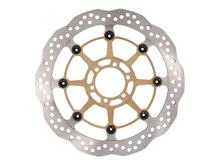 Disco de Freio NG Wavy flutuante para Aprilia, Benelli, Cagiva, Ducati, KTM, Moto Guzzi, Yamaha frente