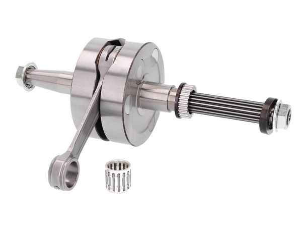 Crankshaft R&D 44mm stroke, outer diameter 76mm, 90mm conrod, variomatic, for Piaggio
