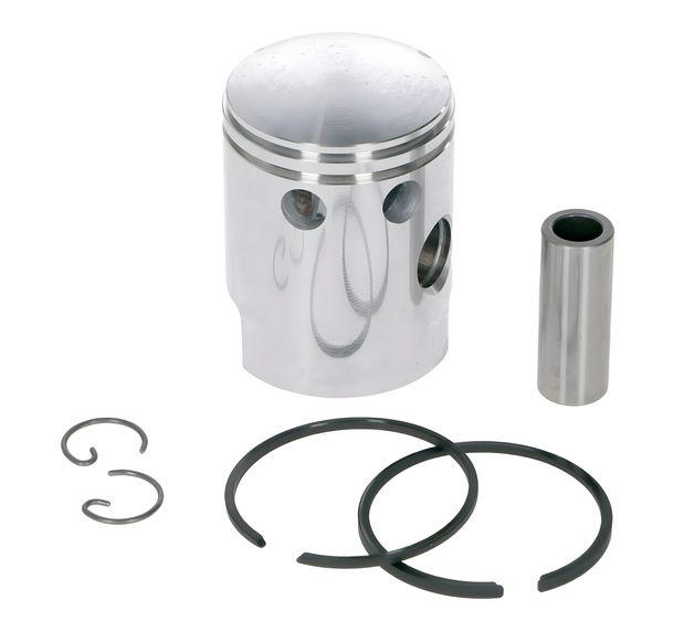 Set pistoni DR 50 cc 38,4 mm, spinotto 12 mm per Piaggio Boss, Bravo, Ciao, Grillo, Si