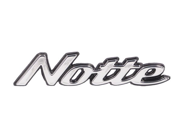 Bord/opschrift „Notte” voor Vespa GT, GTS, GTV, Sprint