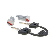 Schlosssatz Lenkschloss 2 Zylinder für Piaggio ZIP, TPH, NRG, SKR, Free, Sfera, Vespa PX, PK, P, Cosa
