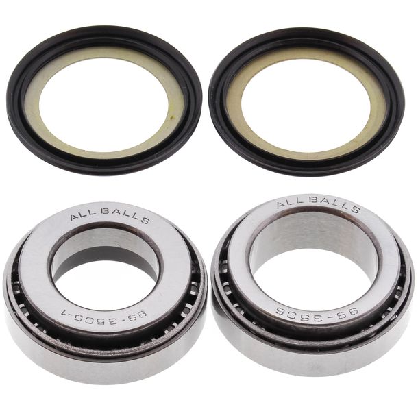 Steering head bearing kit ALL BALLS 22-1015 for Yamaha XS SRX XJ Classic by Bird FZ 500 / 550 / 600 / 650 / 750 / 920 / 1000 ccm Year 1975 - 1990