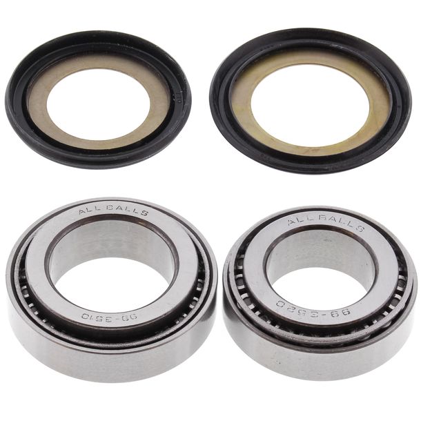 STUURKOPLAGERSET ALL BALLS 22-1018 voor Honda CR R XR 125/250/500/650 cc modeljaar 1990 - 2007