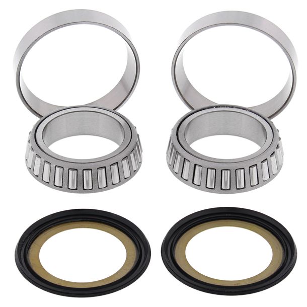 Kit de roulements de tête de direction ALL BALLS 22-1039 pour Kawasaki ZX-6R 100 / 125 / 350 / 370 / 400 / 600 / 620 / 636 / 650 / 696 / 748 / 749 / 750