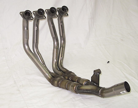 DELKEVIC Krümmer Edelstahl gebürstet für Honda CBR 600 F, 01-02