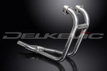 DELKEVIC Krümmer Edelstahl gebürstet für Suzuki GS 500/F, 89-09