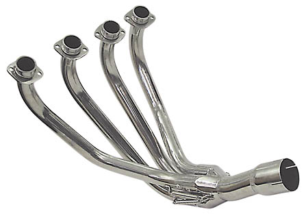 DELKEVIC Krümmer Edelstahl gebürstet für Suzuki GSF 600, 95-04/1200, 96-06
