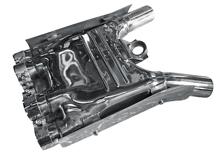 DELKEVIC Sammler Edelstahl für Yamaha FJ 1100, 84-85, FJ1200 86-93, XJR 1200/1300