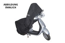 DS Covers BARR telone per scooter da interno taglia M con protezione dal vento in nero