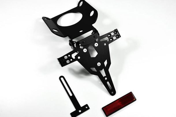 Portatarga IBEX-PRO nero per Benelli TNT 899 08-16 e TNT 1130 04-15