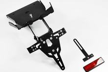 Portatarga IBEX-PRO nero per Ducati Monster 696, 08-14