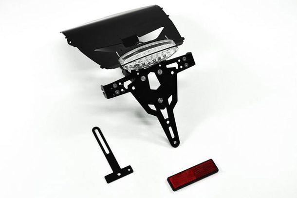 Portatarga IBEX-PRO nero per Honda CBR 1000 RR anno 08-09