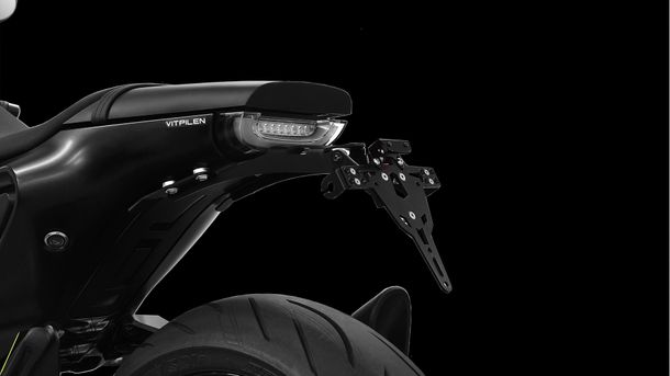 Soporte de matrícula IBEX-pro en negro para Husqvarna 701 Vitpilen, 18-