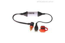 Optimate Ladeadapter Motorrad-Steckdosenstecker 90° auf USB No.104