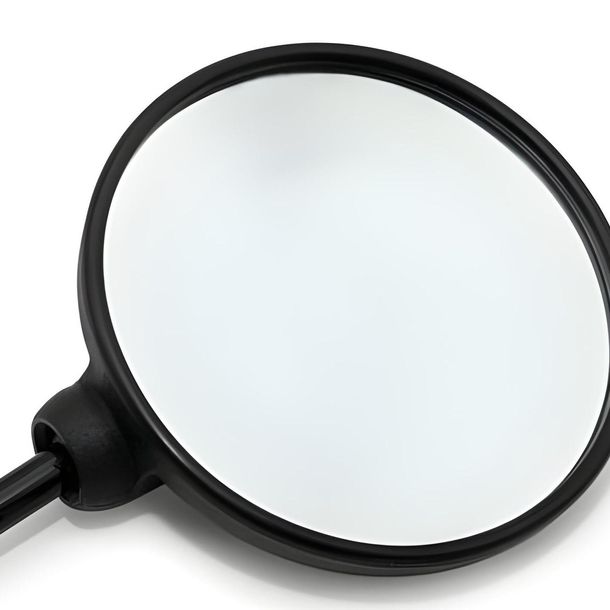 Rétroviseur Vicma, rond, pince en C, argent universel pour quad, scooter, cyclomoteur, moto