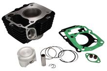 Zylinderkit OPM 125ccm Aluminium schwarz für Honda CBF 4-Takt / Archive AM60 / AM64