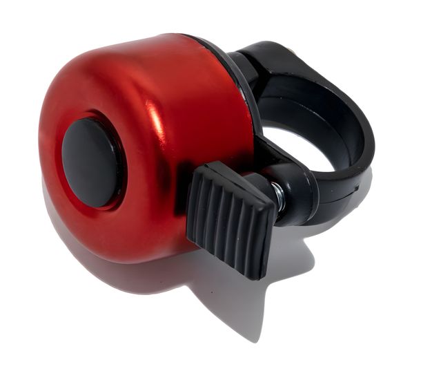 Fahrradklingel / Fahrradglocke / E-Scooter Mini-Klingel 35mm, Aluminium für Ø 22-35mm Lenker