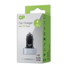 Auto-Ladegerät USB Ladegerät GP 3x USB Anschlüsse für Zigarettenanzünder