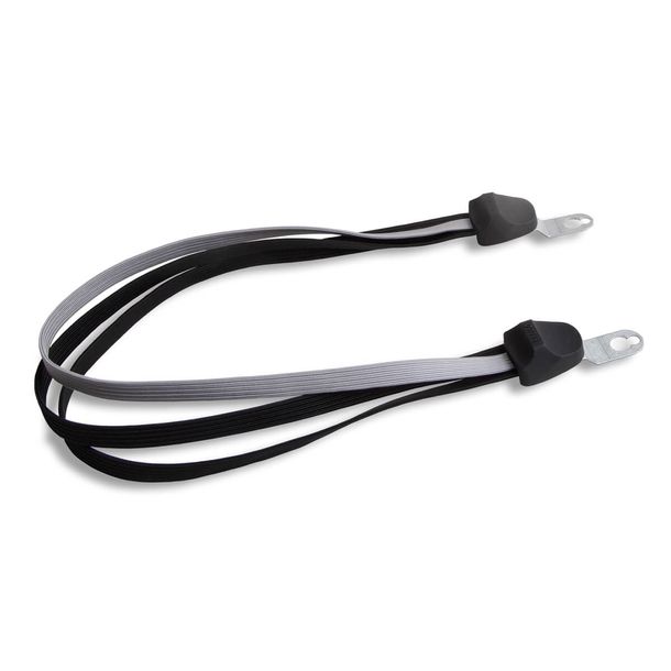 Lynx lashing strap with mounting plate 26/28" 60cm grey / black
