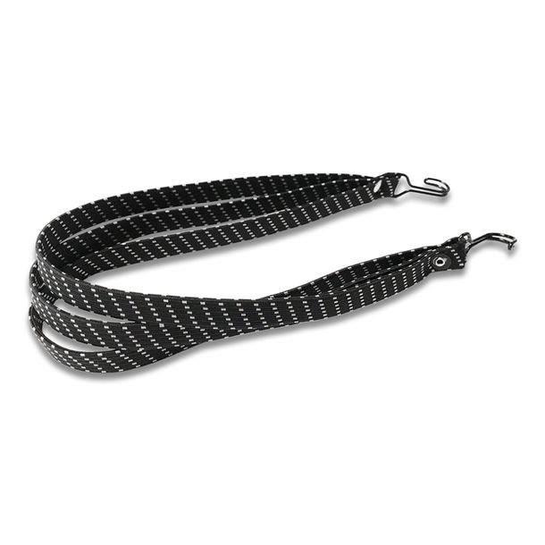 Sangle d'arrimage Lynx avec crochet 26/28" 65 cm noir