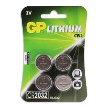 CR2032 Lithium GP Batterie Knopfzellen 3V, 4 Stück