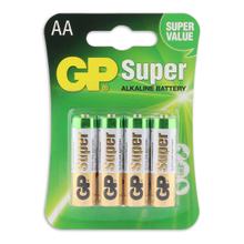 Super Alkaline AA GP Batterien, 4 Stück