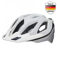 Bike helmet Spiri Two KED helmet, white silver with LED flashing light