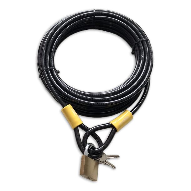 Candado de cable Candado de bicicleta Lynx 10 mm x 10 m universal