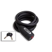 Lucchetto a spirale per bicicletta Lynx 12 mm x 180 cm con rivestimento in plastica, acciaio temprato