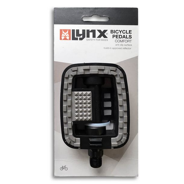 Anti-slip pedals Lynx bicycle pedals with integrated reflectors