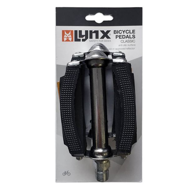 Pedali classici Pedali per bicicletta Lynx con catarifrangenti integrati