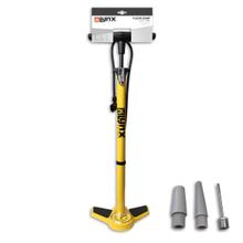 Lynx fietsluchtpomp universeel voor alle ventielen, met XL-drukmeter