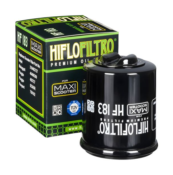 Filtro de aceite Hiflo HF183 HF183 para Aprilia/Benelli/Gilera/Italjet/Piaggio